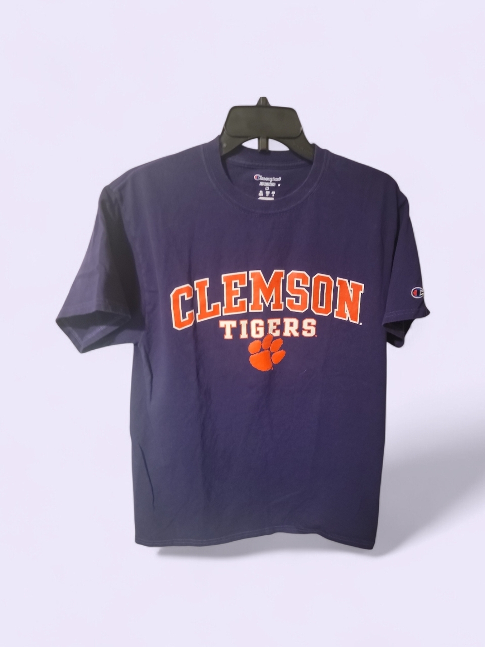 Champion Clemson Tigers Purple Graphic Tee
